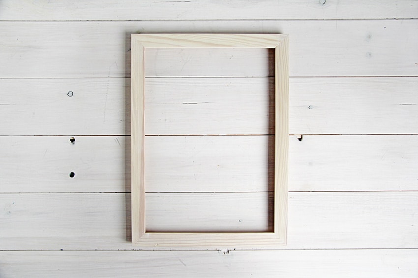 White-washed-picture-frames-first-coat-dry